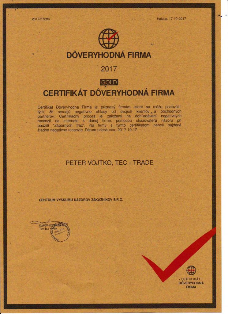 Certifikáty
