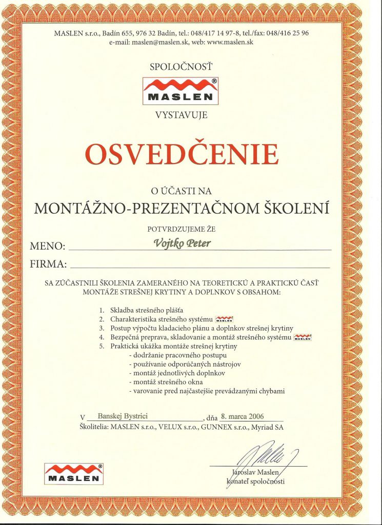 Certifikáty