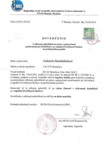 Certifikáty